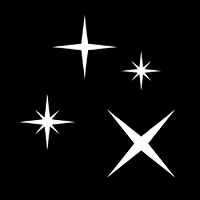 Visual story bright lights icon