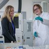 Dr Karina Meredith with colleague Liza McDonough on site at ANSTO.