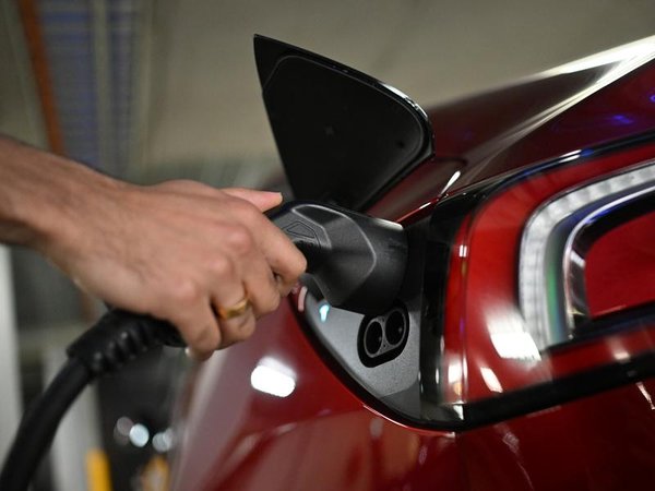 An electric car charger (file image)