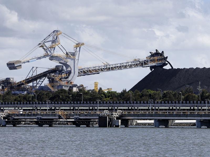 A coal stockpile (file image)